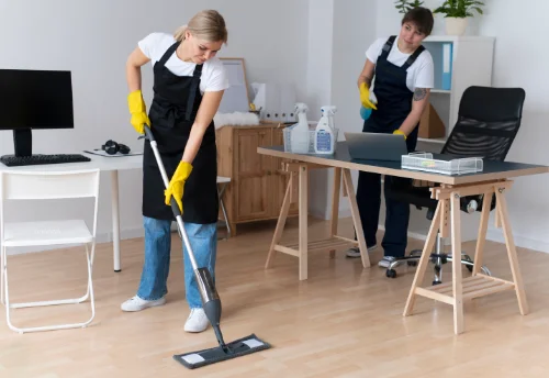 Nettoyage de bureau professionnel à Saint-Aubin-la-Plaine