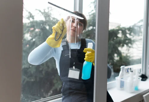 Nettoyage de vitres intérieures et extérieures à Saint-Aubin-la-Plaine